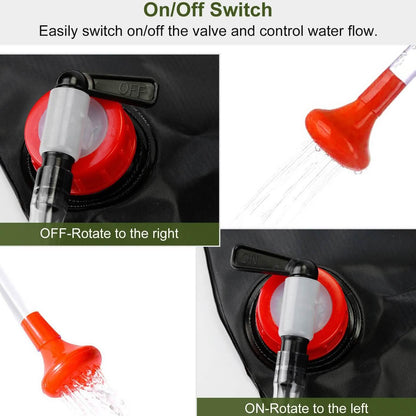 Solar Heated Shower