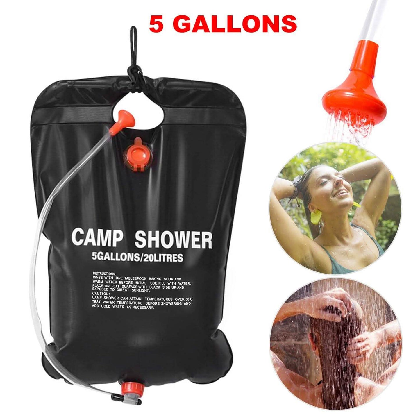 Solar Heated Shower