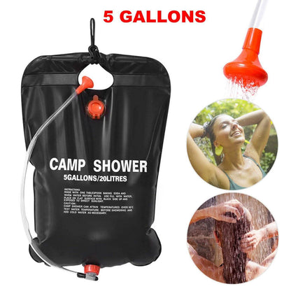 Solar Heated Shower