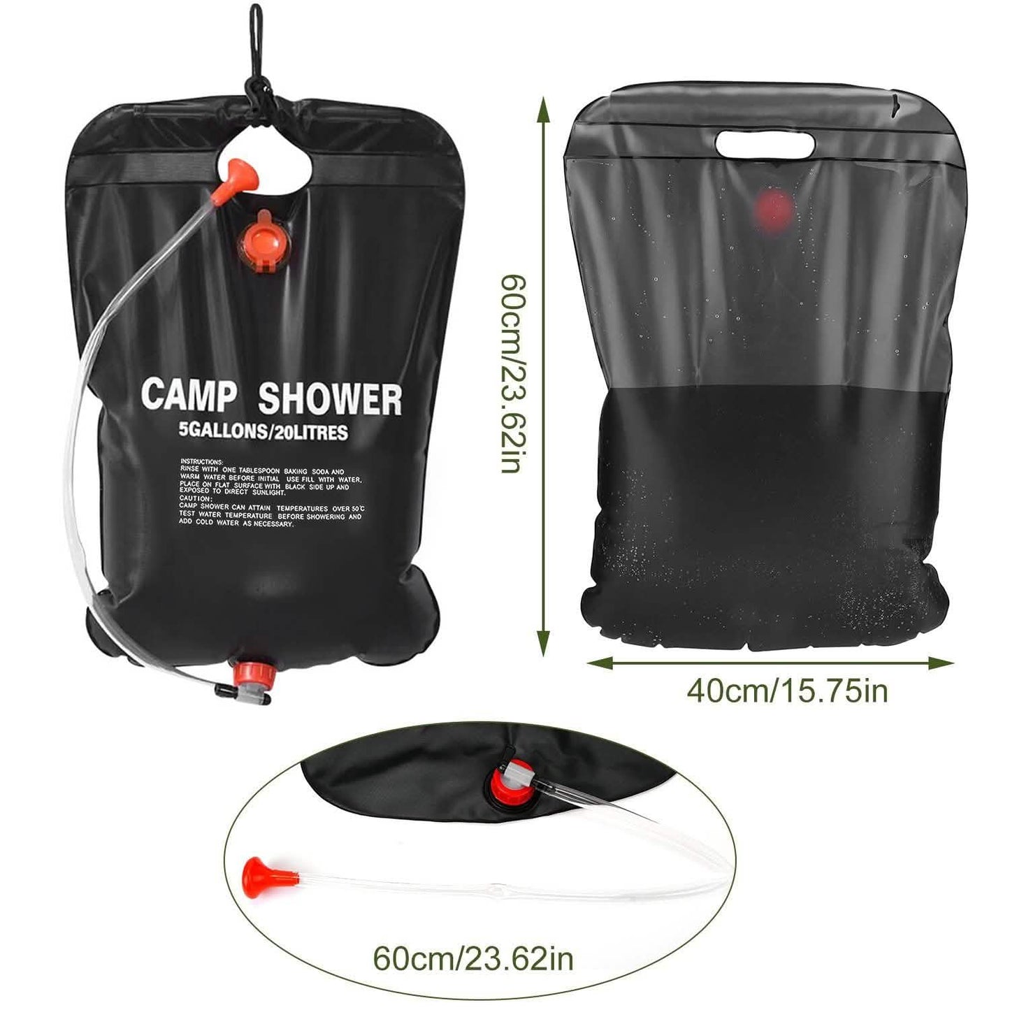 Solar Heated Shower