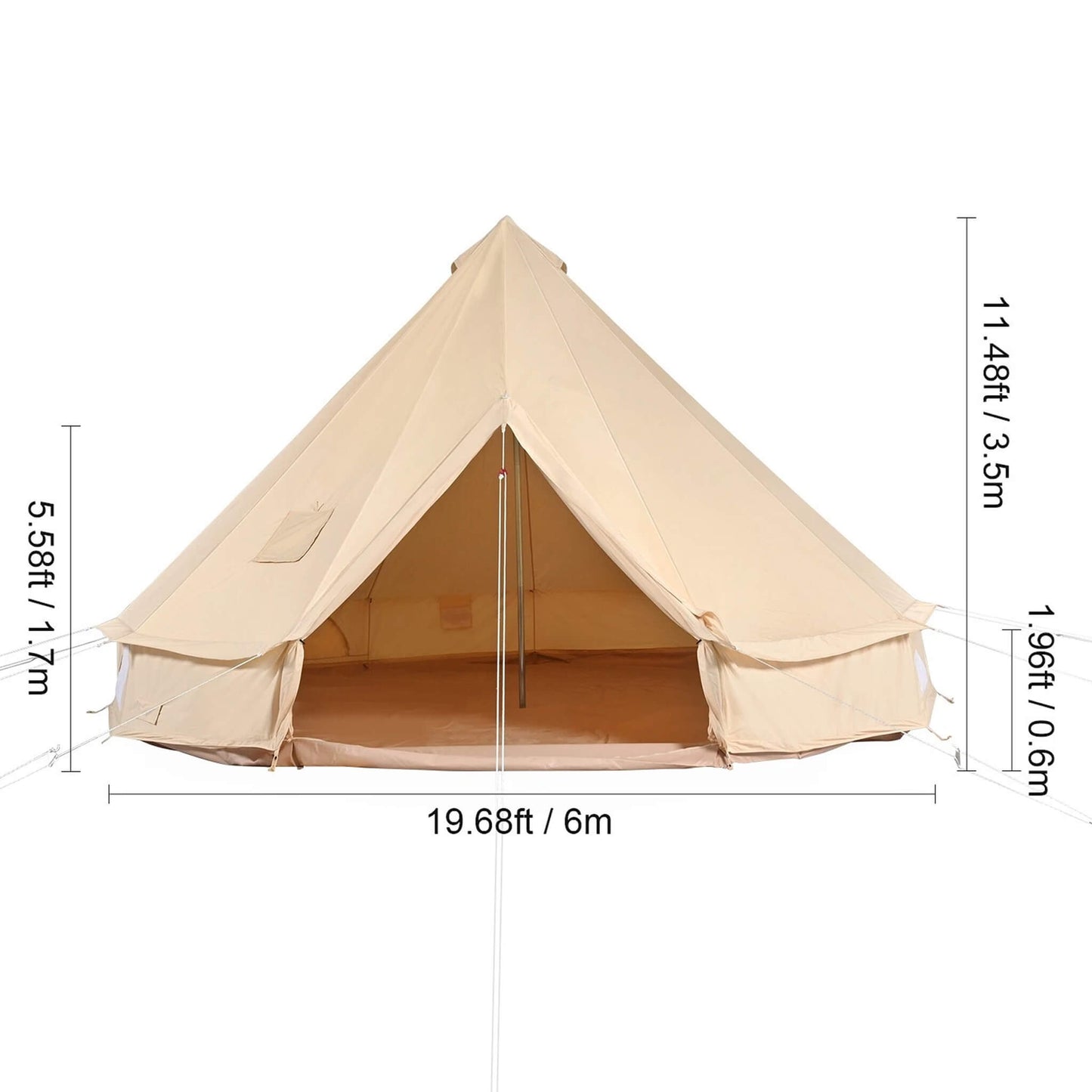 Premium 4-Season Camping Yurt Tent