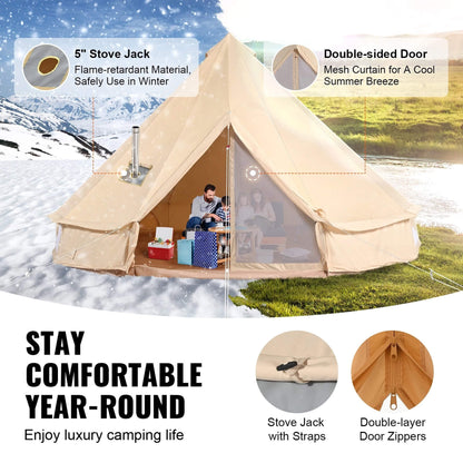 Premium 4-Season Camping Yurt Tent