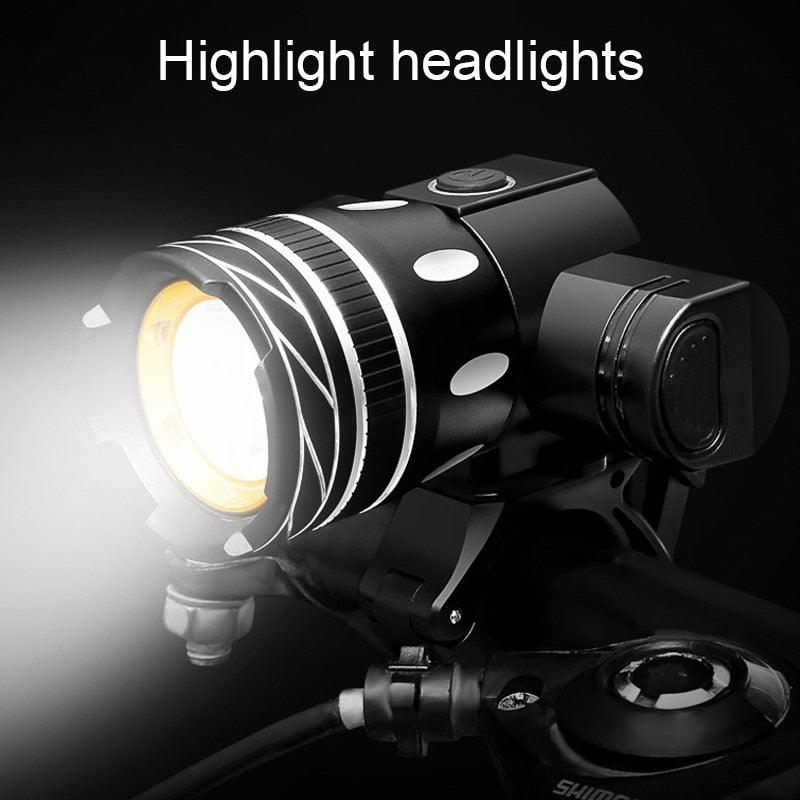 Headlight For Bike - Scooter  Night Cycling