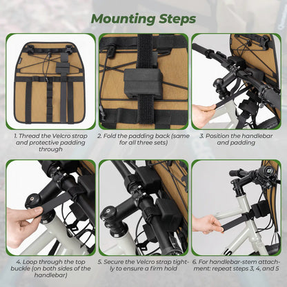 Adjustable Handlebar Cradle Bike Bag