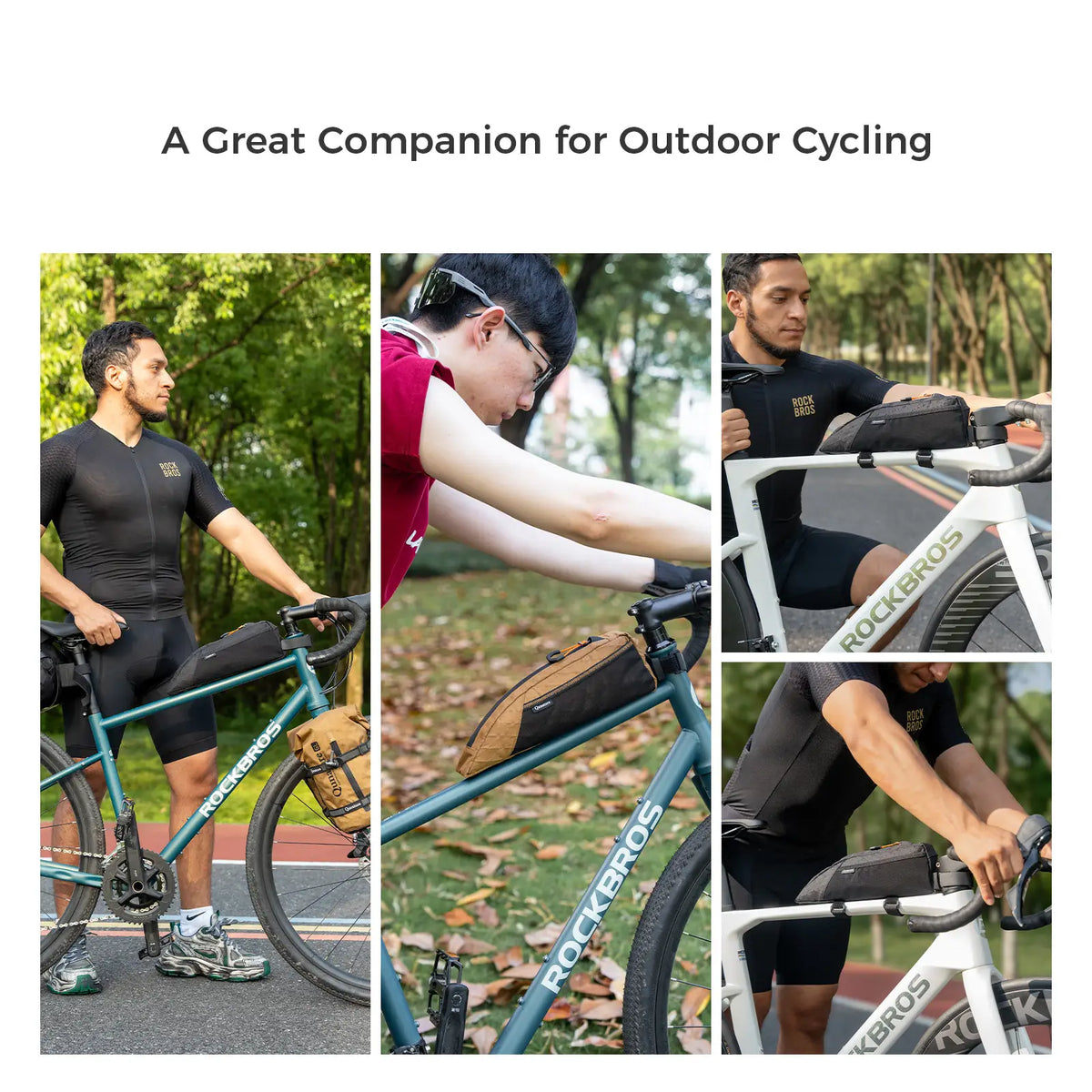 Water-repellent Top Tube Bag