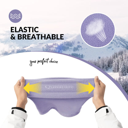 Double-Sided Fleece Face and Neck Warmer