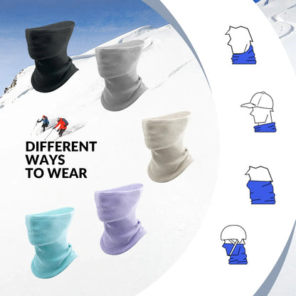 Double-Sided Fleece Face and Neck Warmer