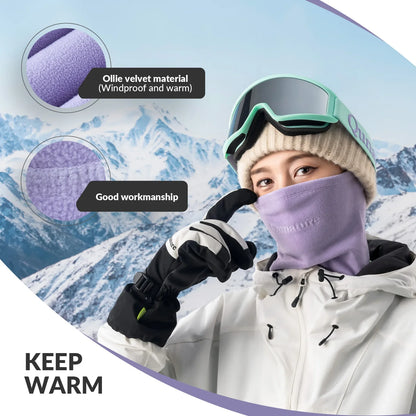 Double-Sided Fleece Face and Neck Warmer