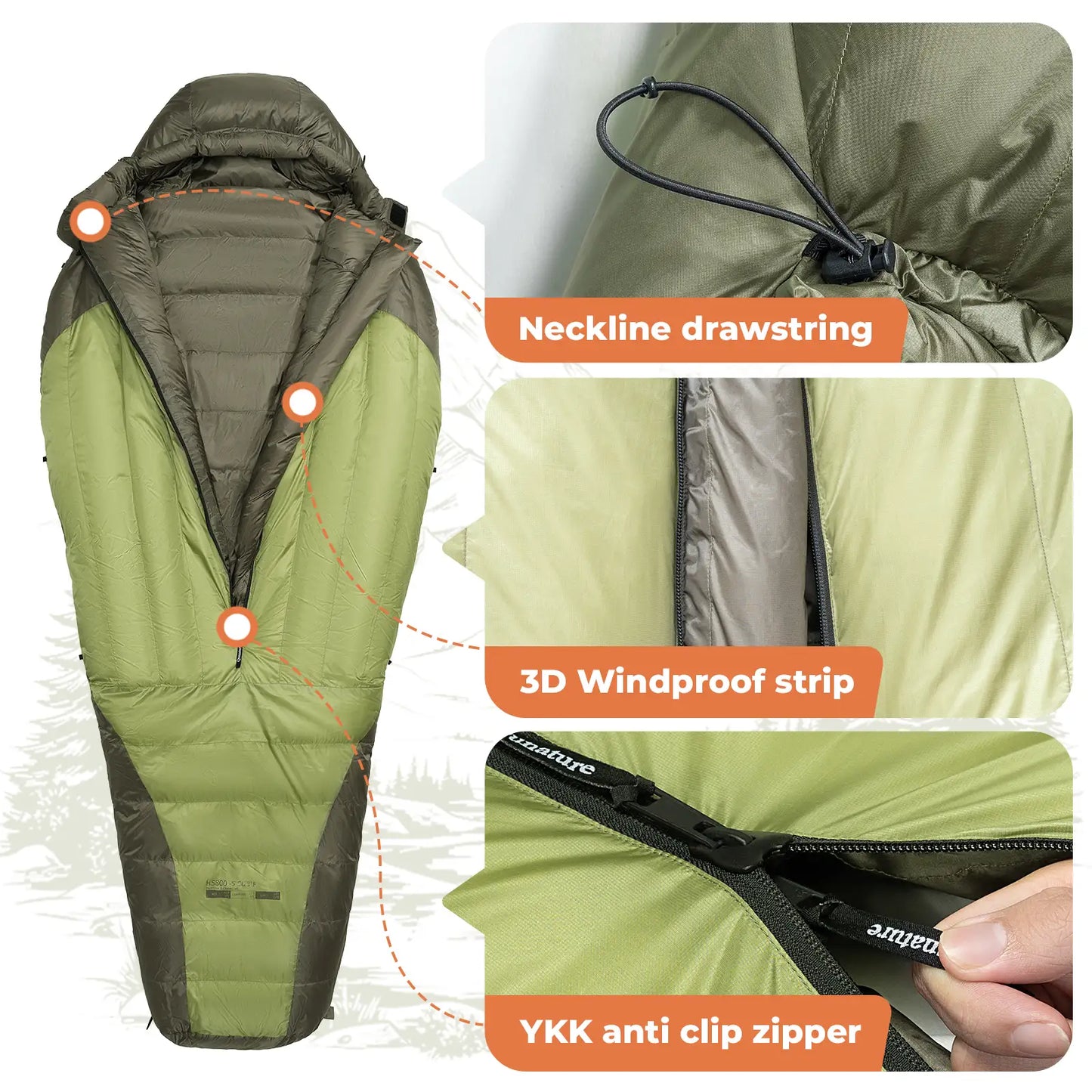 Mummy  Waterproof Sleeping Bag