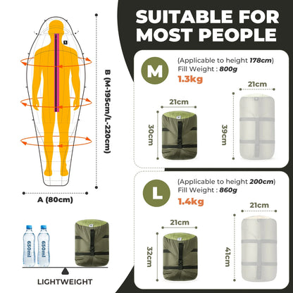 Mummy  Waterproof Sleeping Bag