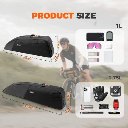 Water-repellent Top Tube Bag