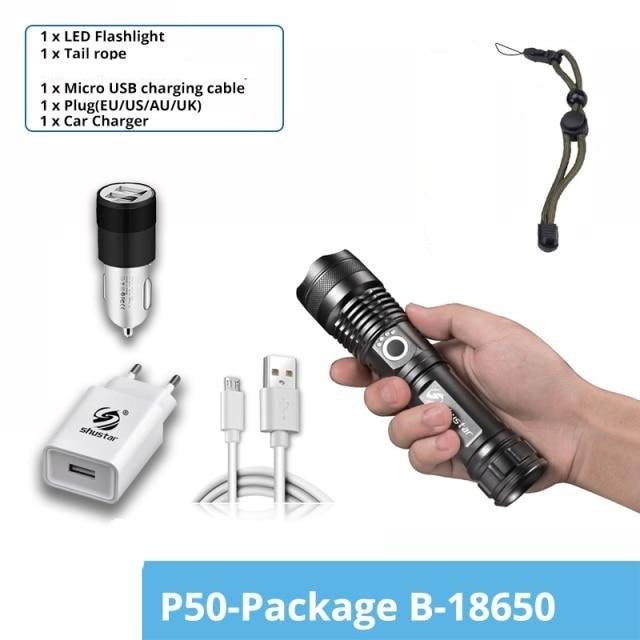 Waterproof, Super Bright, Zoomable Torch