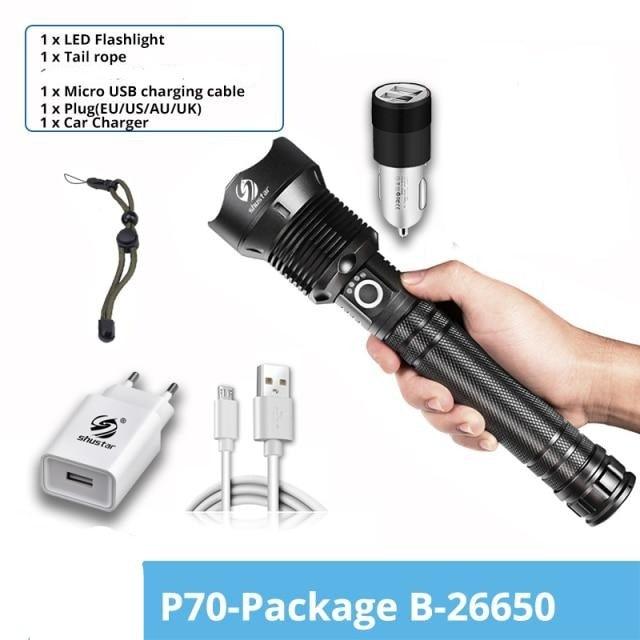 Waterproof, Super Bright, Zoomable Torch