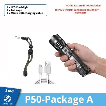 Waterproof, Super Bright, Zoomable Torch