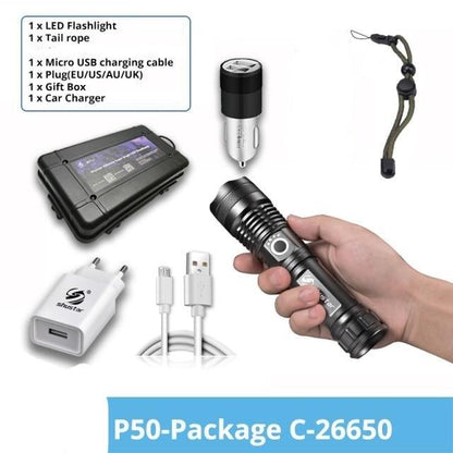 Waterproof, Super Bright, Zoomable Torch
