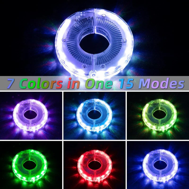 Multi Colored Hub Light